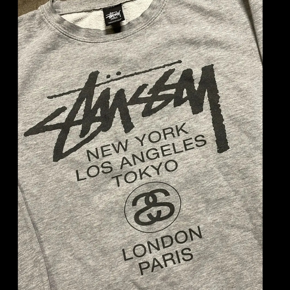 Vintage Y2K Stussy World Tour Crew